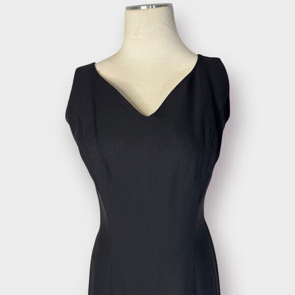 60s Miss Melinda Black Party Dress Size S - Picture 2 of 9